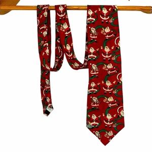 Vintage Christmas Santa Tie